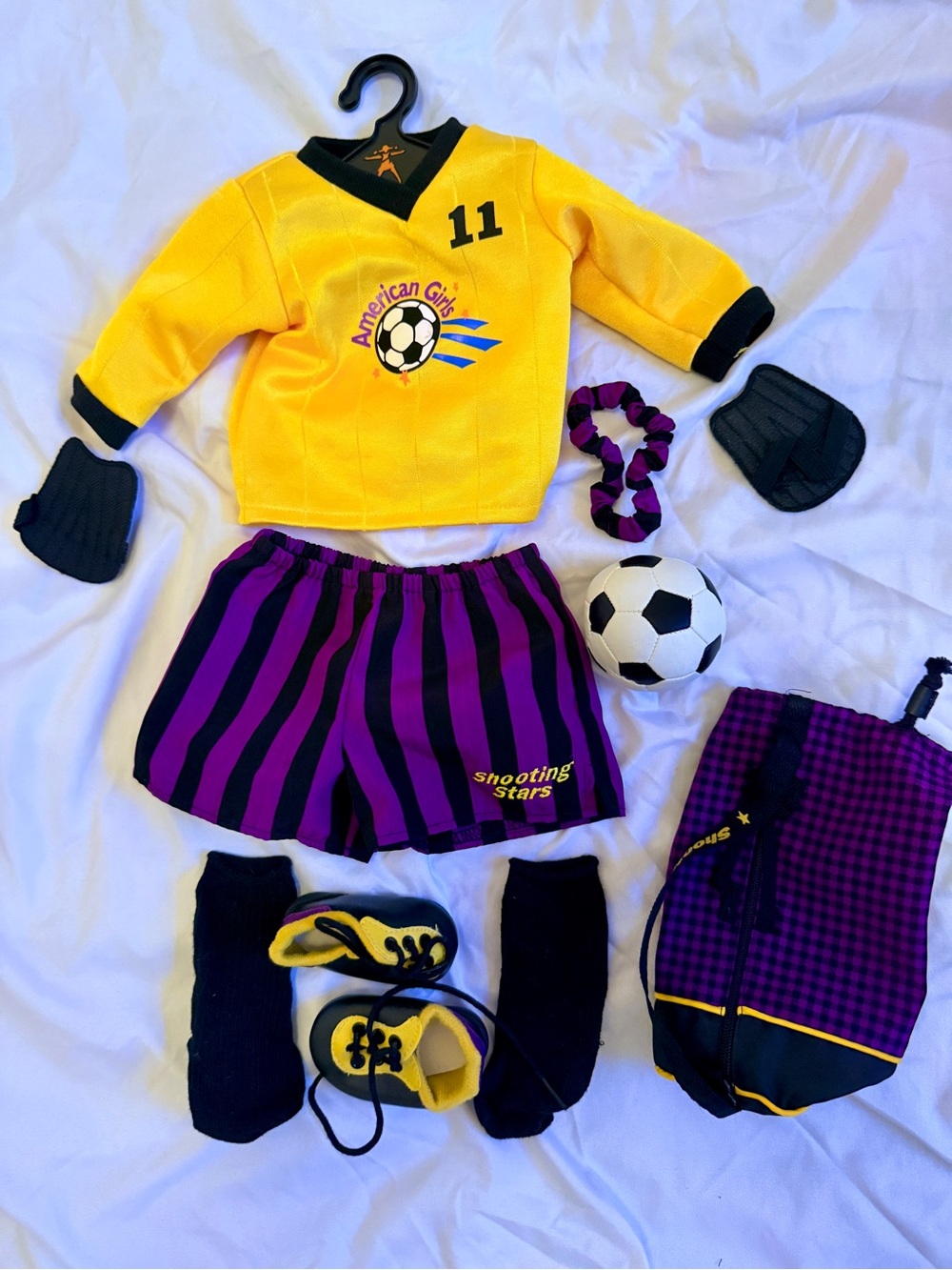 ⚽ Vintage American Girl 1996 Shooting Stars Soccer Outfit & Gear Set